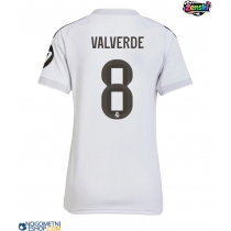 Ženski Nogometni dresi Real Madrid Federico Valverde #8 Domači 2025-26 Kratek Rokav